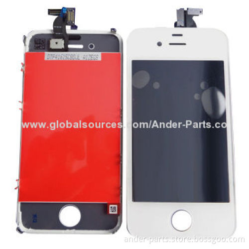 Wholesale Mobile Phone Full LCD Assembly for iPhone 4 with Frame Bracket